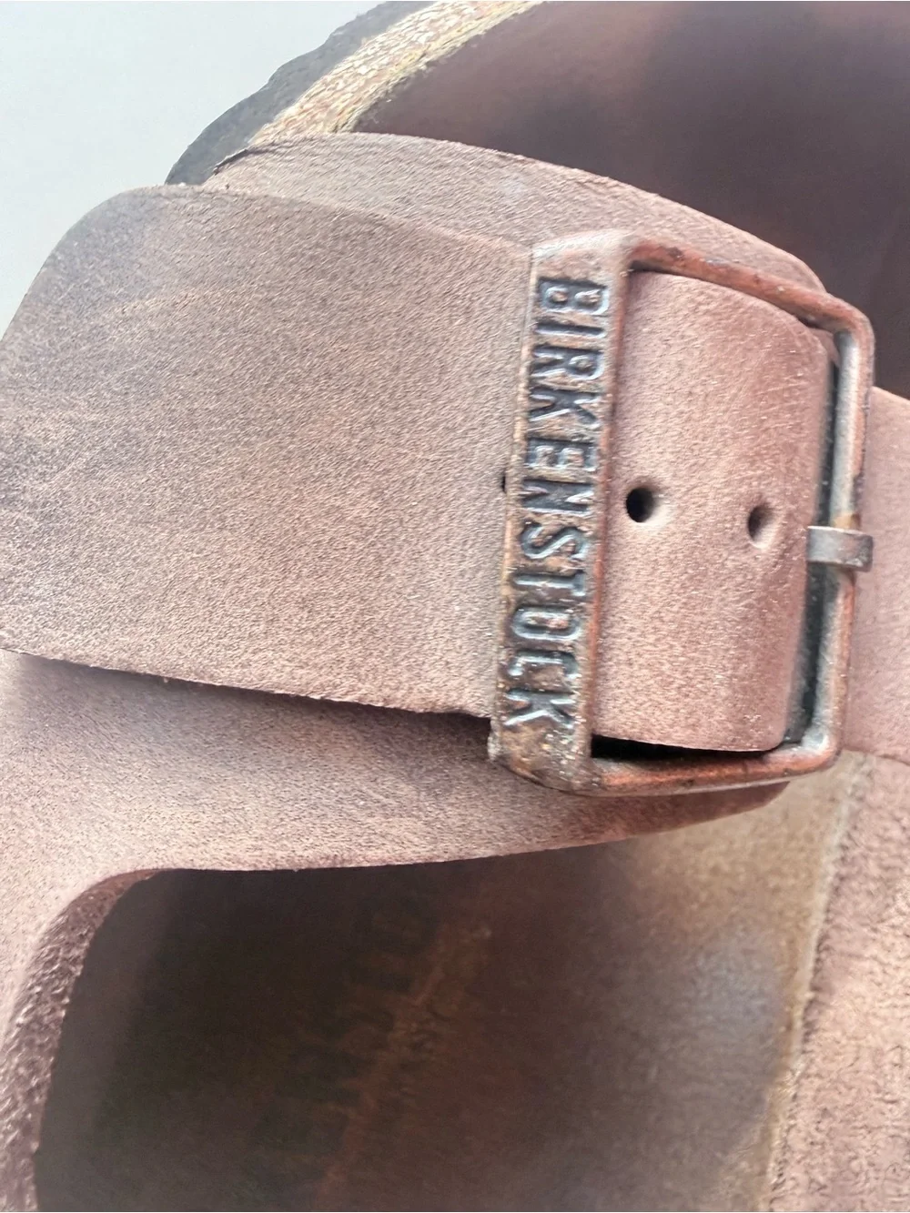 Birkenstock Men's Double Strap Metallic Bronze Sandals